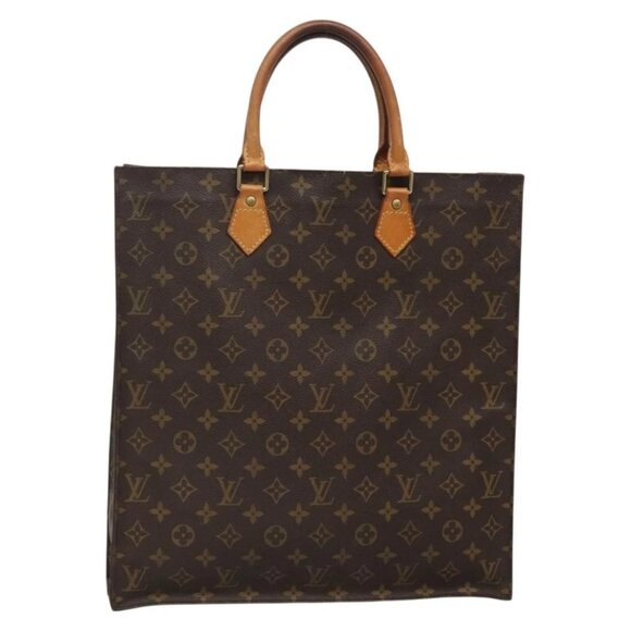 LOUIS VUITTON Monogram Sac Plat Hand Bag - Picture 1 of 16